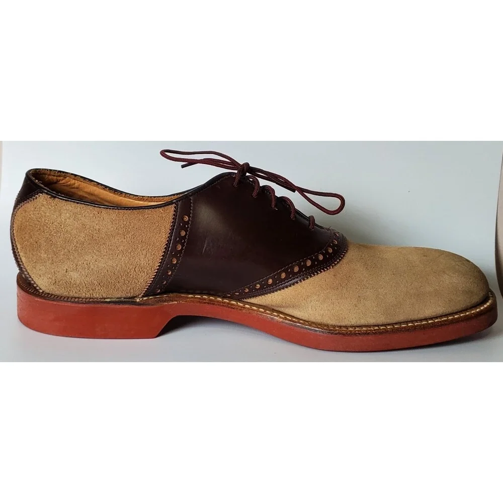 Rare Vintage‎ Gerberich Payne Conestoga Saddles Oxford Men's Shoes Equestrian